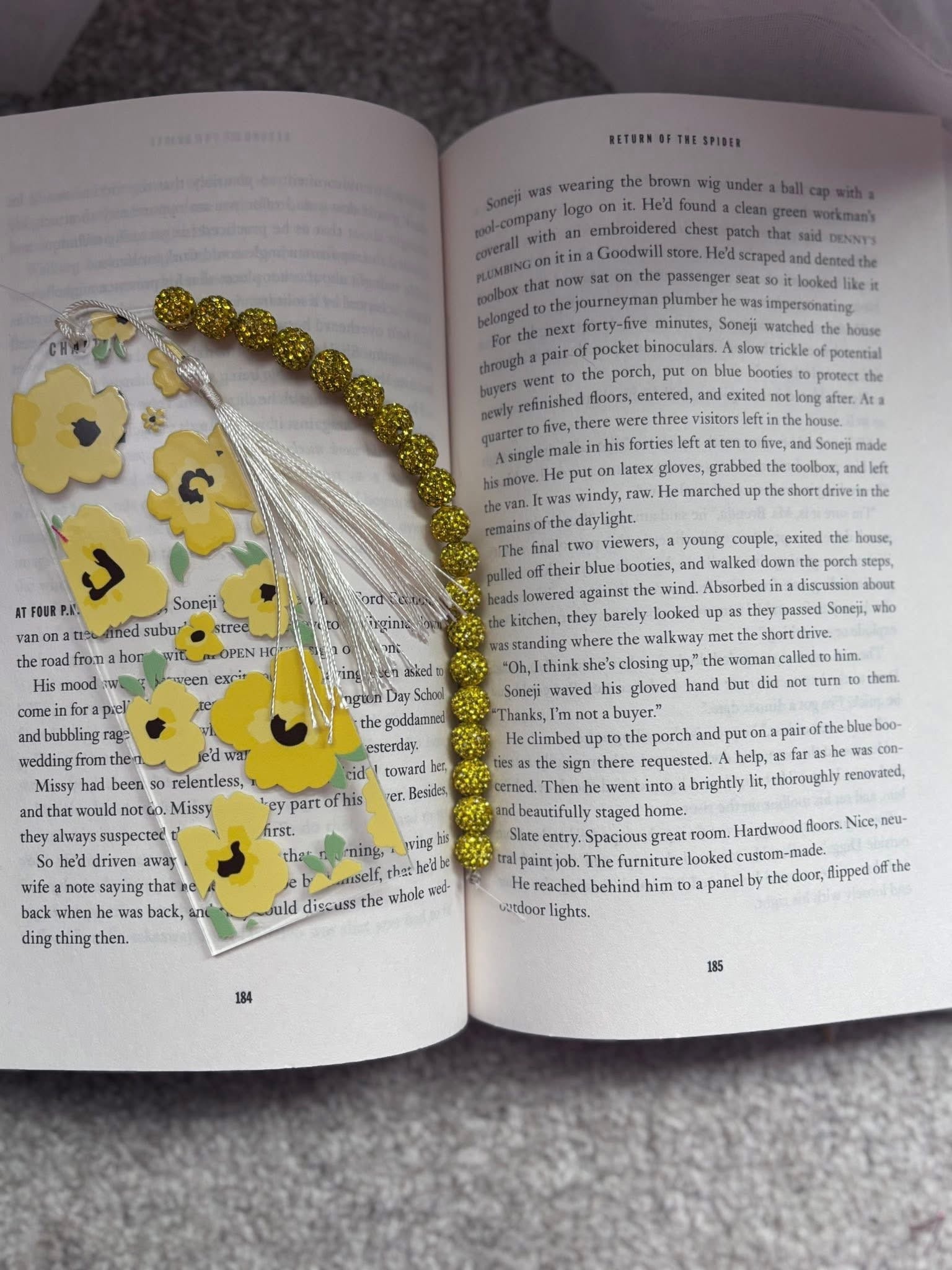 Acrylic handmade bookmarks