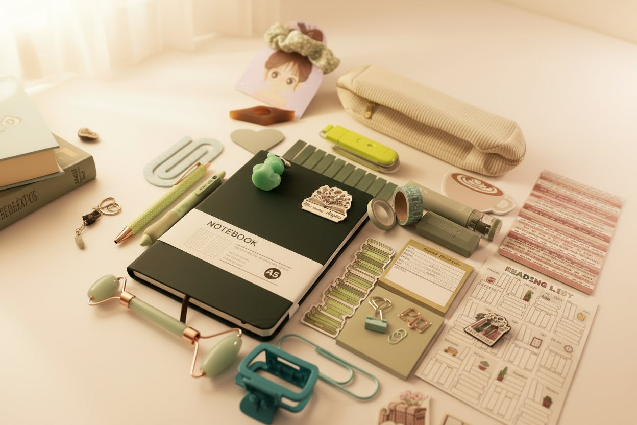 Green tea and coffee journal bundle